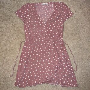 Abercrombie & Fitch Pink Wrap Dress